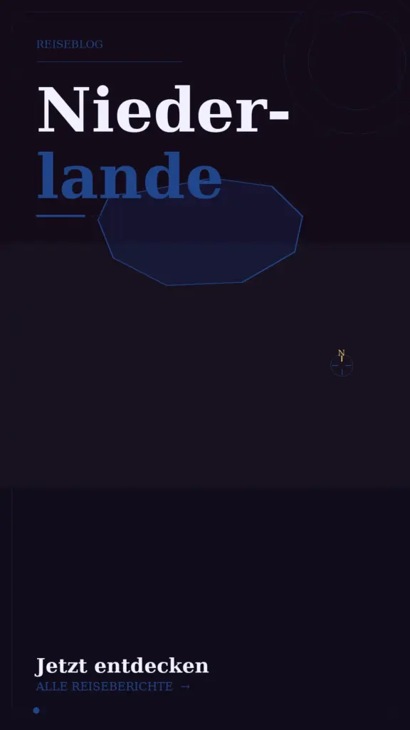 Stilisierte Karte der Niederlande – Reiseberichte und Reisetipps
