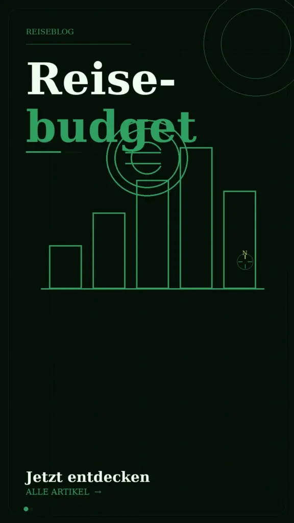 Kategoriebild Reisebudget und Kosten – Tipps zum Reisen mit Budget