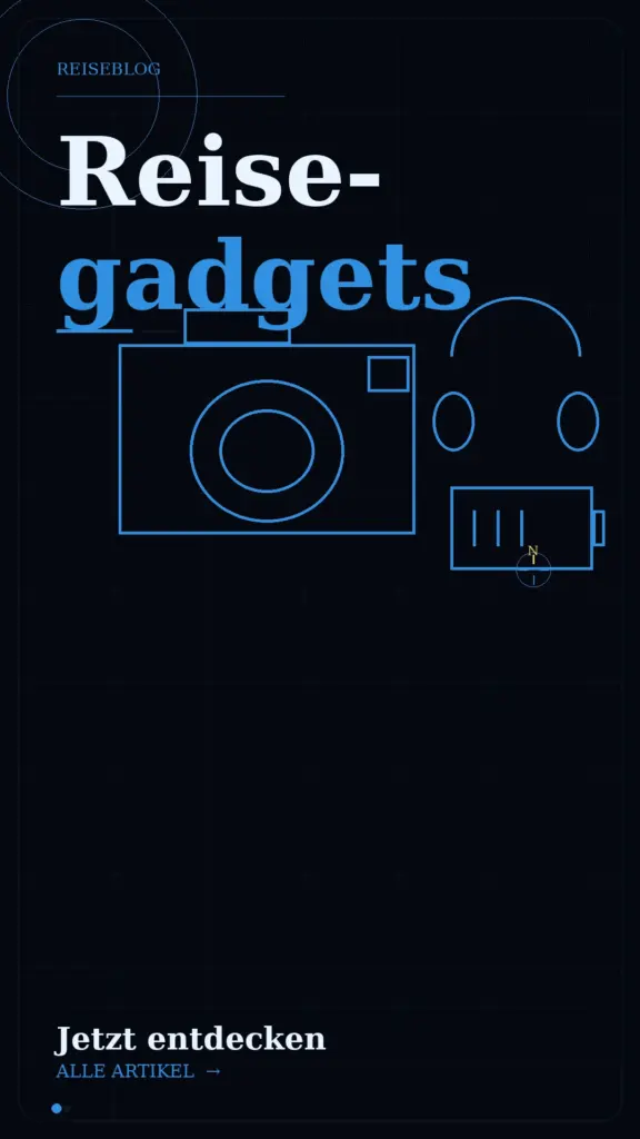 Kategoriebild Reisegadgets – nützliche Gadgets für Reisende